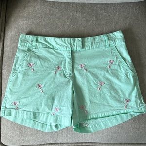 Castaway soft green cotton shorts sz 4